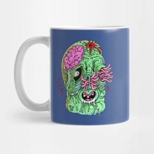 Zombie avec worms Mug